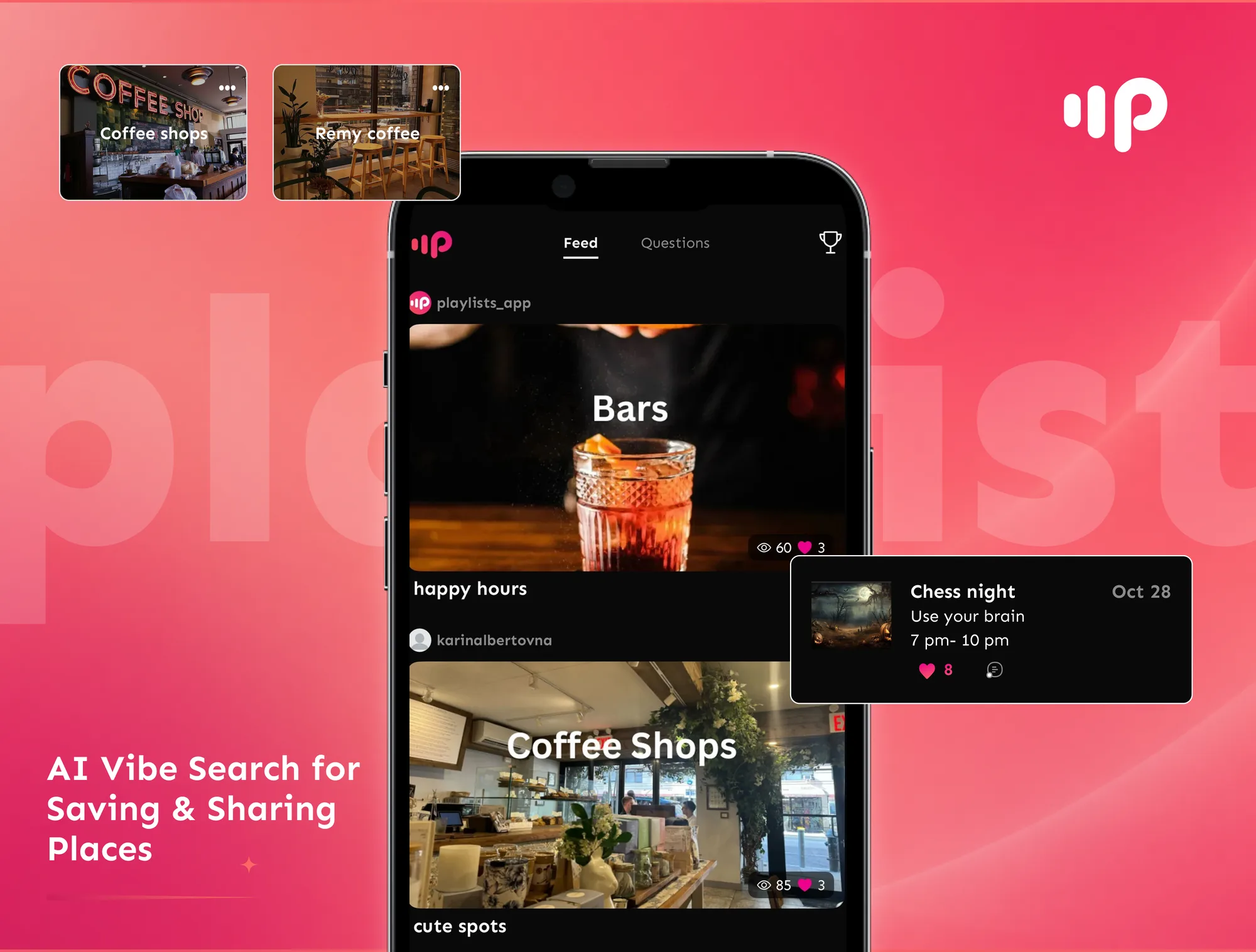 Playlists marketing visual